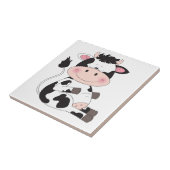 Carreau Bande dessinée mignonne de vache (Côté)