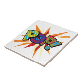 Carreau Bande dessinée Pop Art POP! (Côté)