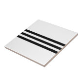 Carreau Bande noire et blanche (Côté)