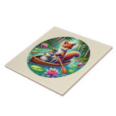 Carreau Bandes boisées mignonnes (Côté)