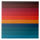 Carreau Bandes de dégradé d'art moderne (Devant)