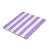 Carreau Bandes pourpres, Blancs, Motif rayé (Côté)