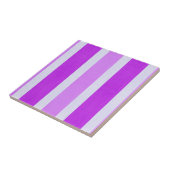 Carreau Bandes violettes et blanches (Côté)