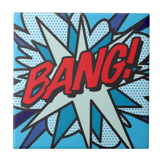 Carreau BANG Fun Retro Combook Pop Art (Devant)