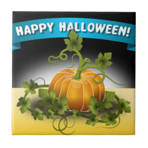 CARREAU BANNIÈRE 'HAPPY HALLOWEEN'