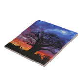 Carreau Baobab africain, Adansonia digitata 2 (Côté)