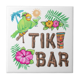 CARREAU BAR TROPICAL TIKI