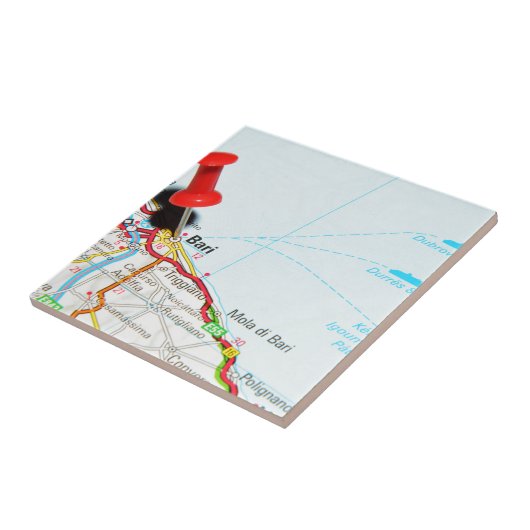 Carreau Bari, Italie (Côté)