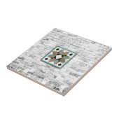 Carreau Barn Quilt Star 9 (Côté)