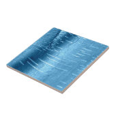 Carreau Barre d'arbre bleu (Côté)