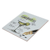 Carreau Barre de dessin Recette Margarita (Côté)