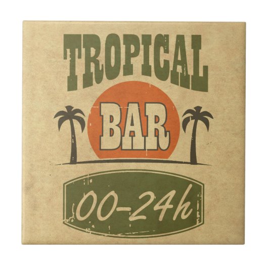 Carreau Barre tropicale (Devant)