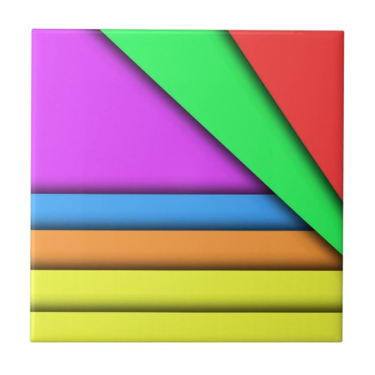 Carreau Barres de couleur (Devant)