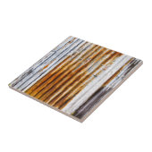 Carreau Barrière colorée de fer ondulé (Côté)