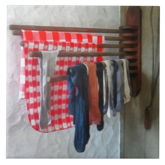 Carreau Bas accrochant pour sécher (Devant)