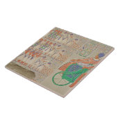 Carreau Bas-soulagement chez Medynet-Abou, palais des rois (Côté)