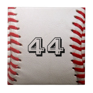 Carreau Baseball avec numéro personnalisable