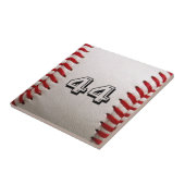 Carreau Baseball avec numéro personnalisable (Côté)