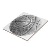 Carreau Basket-ball avec effet crayon (Côté)