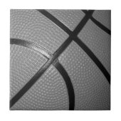 Carreau Basket-ball noir et blanc (Devant)