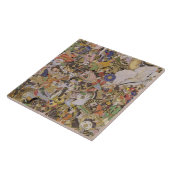 Carreau Bataille de Bundi, de l'Akbarnama, c.1590 (gouac (Côté)