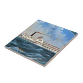 Carreau Bateau à vapeur Reindeer 1850 (Côté)