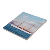 Carreau Bateau à vapeur SY Vanduara 1906 (Côté)