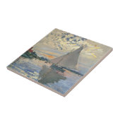 Carreau Bateau à voile de Monet Impressionnisme français C (Côté)