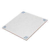 Carreau Bateau à voile Delft Blue Dutch Style Frigate Scho (Côté)