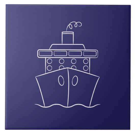 Carreau Bateau de croisière (Devant)
