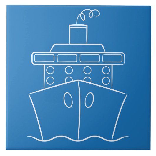 Carreau Bateau de croisière (Devant)