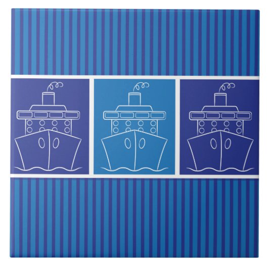 Carreau Bateau de croisière (Devant)