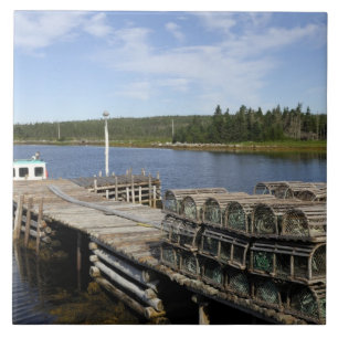 Carreau Bateau de homard, Mushaboom, Nouvelle-Écosse, Can