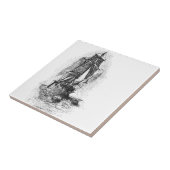 Carreau Bateau de pirate d'île de trésor (Côté)