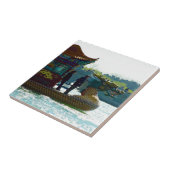 Carreau Bateau Dragon Chine (Côté)