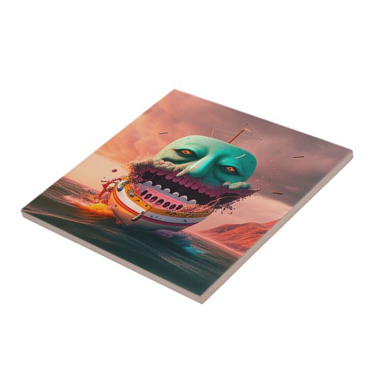 Carreau Bateau effrayant (Côté)