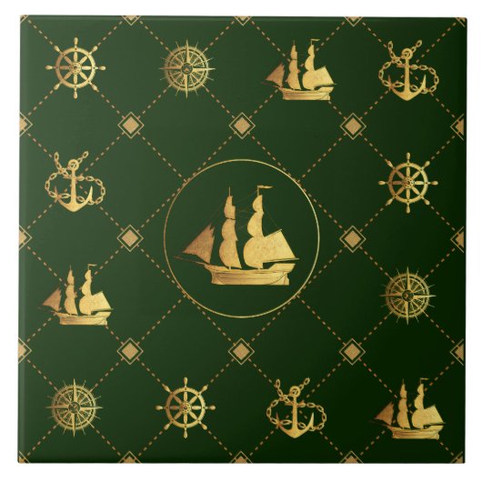 Carreau Bateau Gold (Devant)