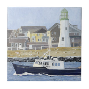 Carreau Bateau homardier du port de Scituate