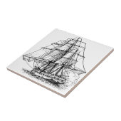 Carreau Bateau simple Nautique Pirate Ship (Côté)