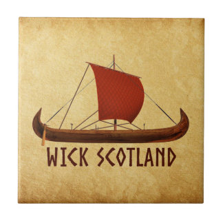 Carreau Bateau Viking de Wick Écosse