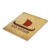 Carreau Bateau Viking de Wick Écosse (Côté)