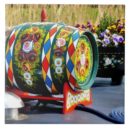 CARREAU BATEAUX DE CANAL (Devant)