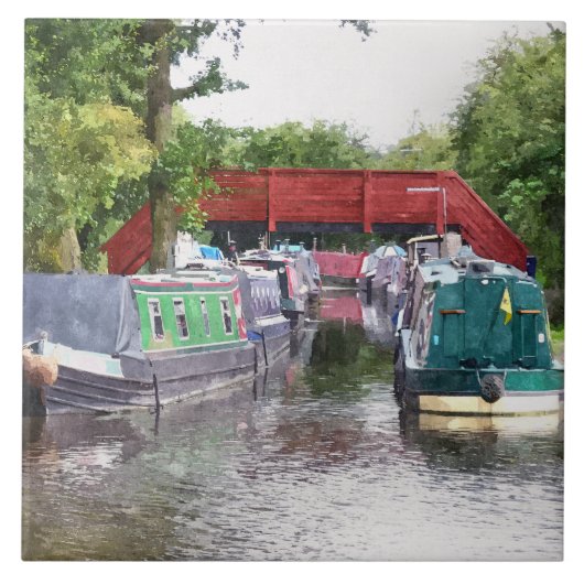 CARREAU BATEAUX DE CANAL (Devant)