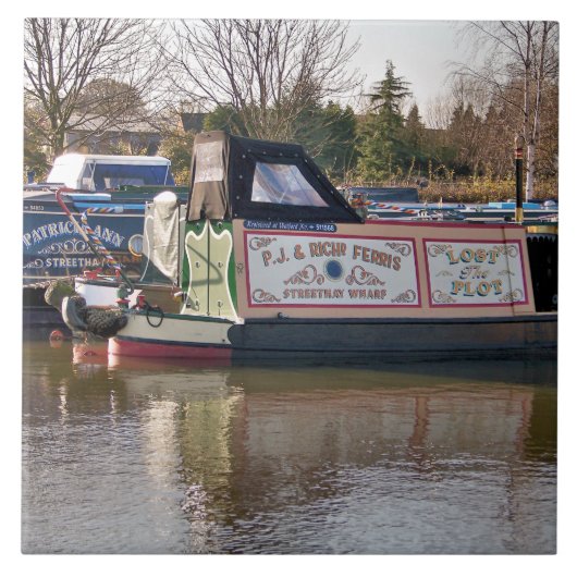 CARREAU BATEAUX DE CANAL (Devant)