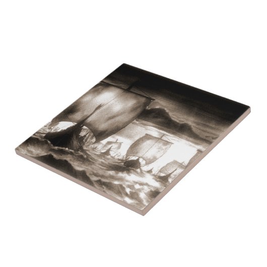 CARREAU BATEAUX DE VIKING (Côté)