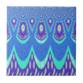 Carreau Batik bleu (Devant)