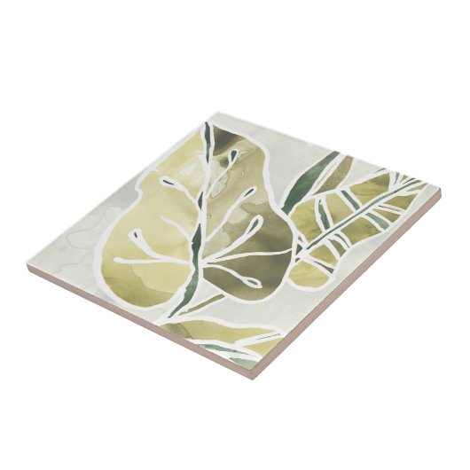 Carreau Batik Feuille (Côté)