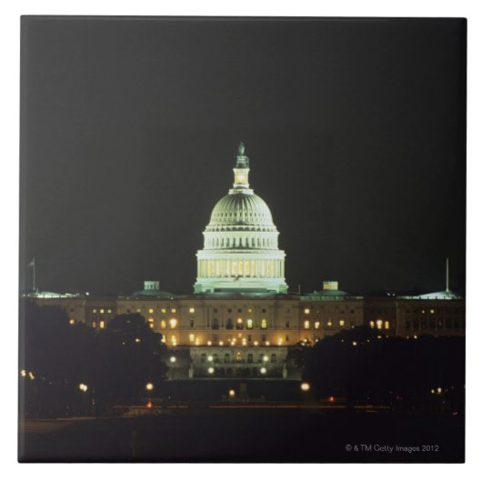 Carreau Bâtiment de capitol des USA, le congrès (Devant)