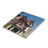 Carreau Bâtiment en chêne Tudor, Edimbourg, Ecosse (Côté)