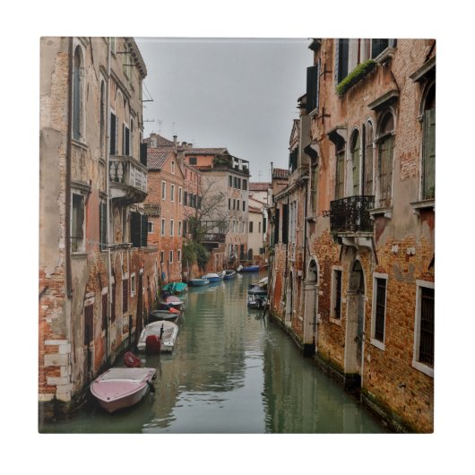 Carreau Bâtiments le long des canaux de Venise (Devant)